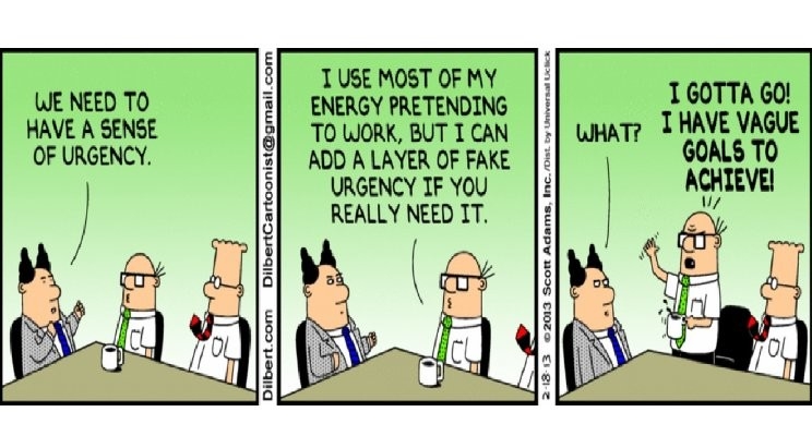 dilbert urgency